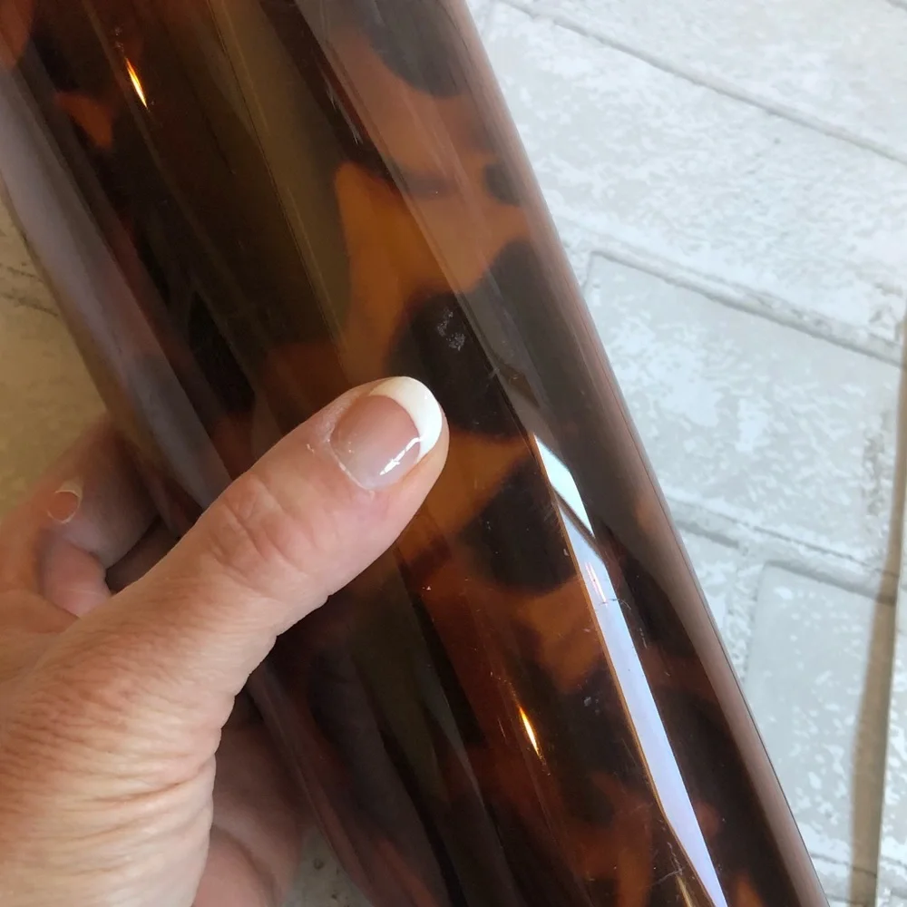 Starbucks Tortoise Shell Mocha Swirl Venti 24oz Tumbler Cold Cup Rare 2019 Base